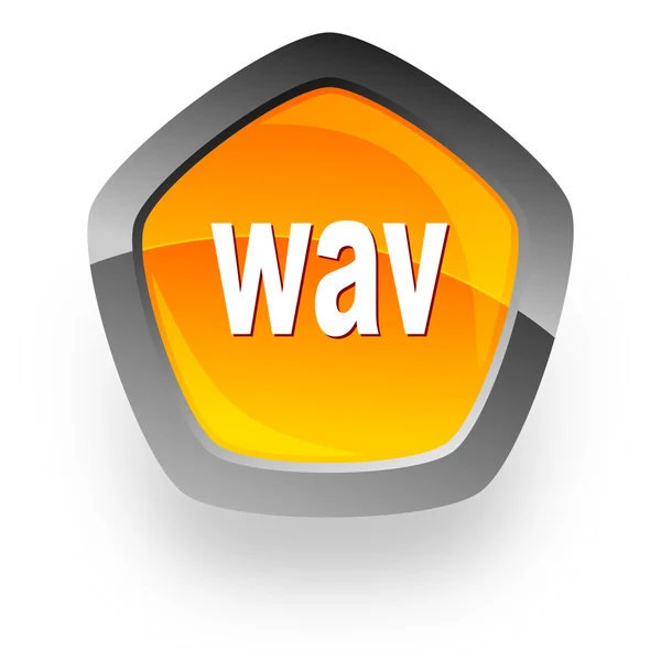 Wav file internet icon — Stock Photo, Image