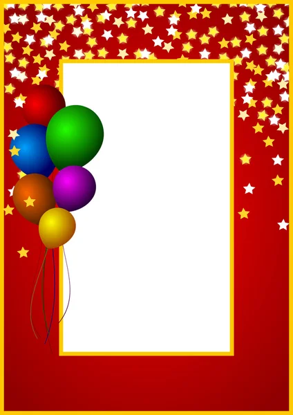 Background with balloons — Stock Photo, Image