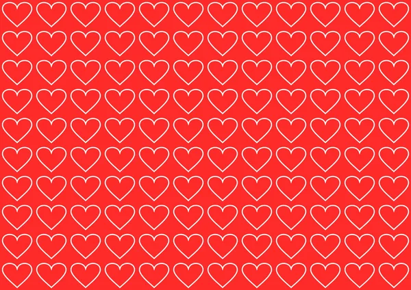 Valentines background with hearts — Stock Photo, Image