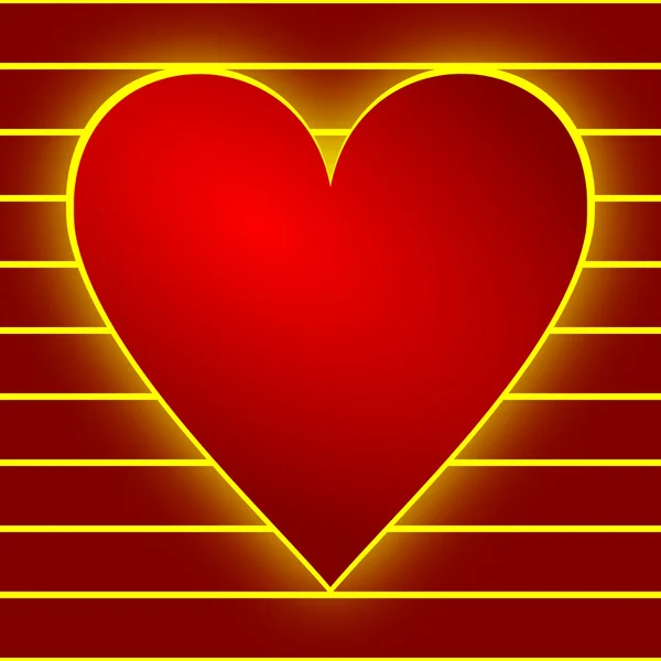Valentinstag Hintergrund mit Herz — Stockfoto
