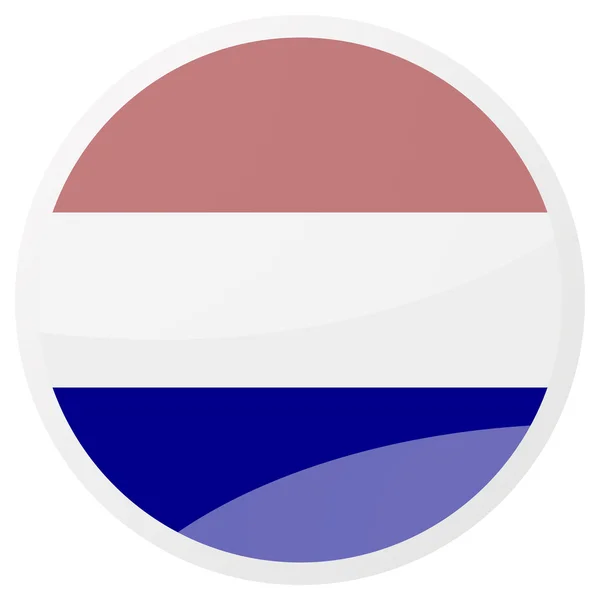 Holenderski okrągły przycisk aqua — Zdjęcie stockowe