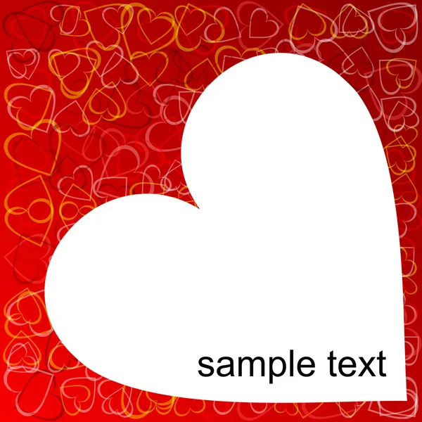 Valentines background with heart — Stock Photo, Image