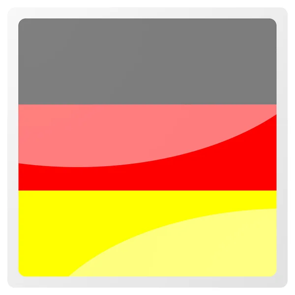 German aqua button — Stock Photo, Image