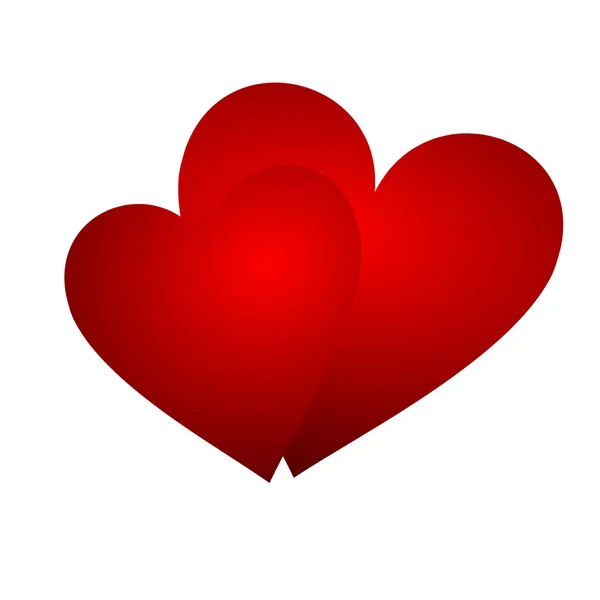 Valentijn achtergrond met harten — Stockfoto