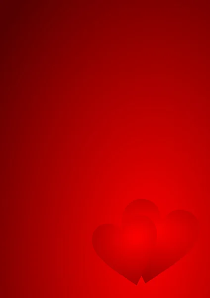Valentines fondo con corazones —  Fotos de Stock