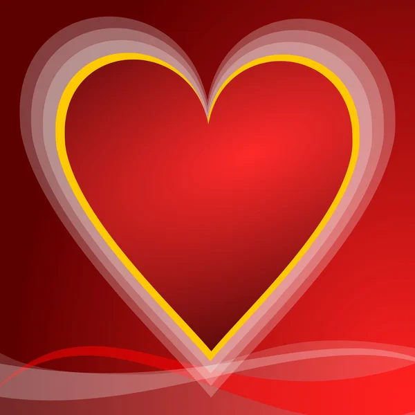 Valentines fundo com coração — Fotografia de Stock