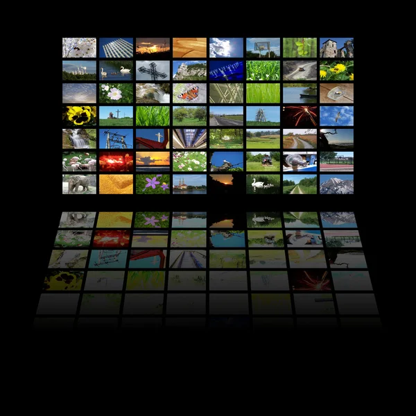 Multimedia center presentation — Stockfoto