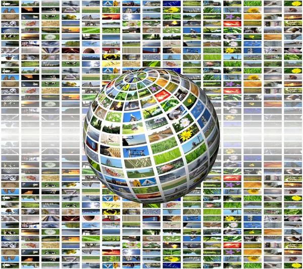 Multimedia sphere — Stock Photo, Image
