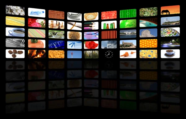 Multimedia center presentation — Stockfoto