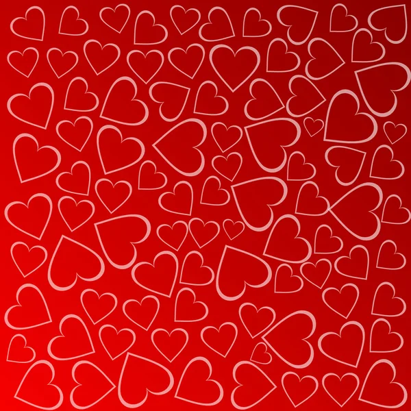 Валентинки фон з сердечками — стокове фото