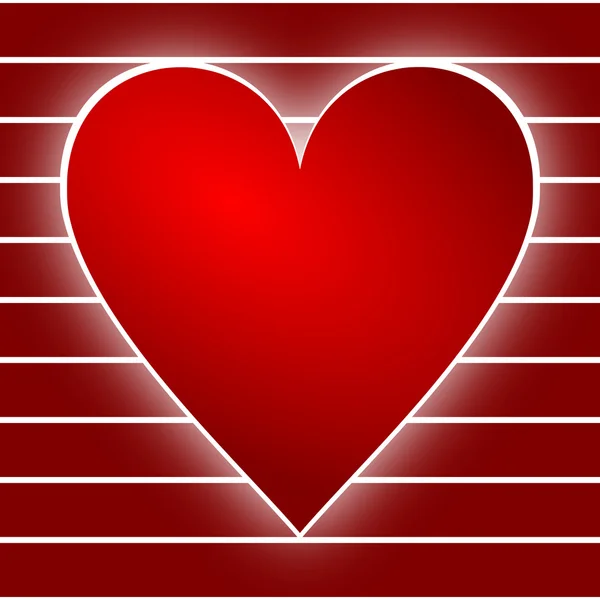 Fondo de San Valentín con corazón — Foto de Stock
