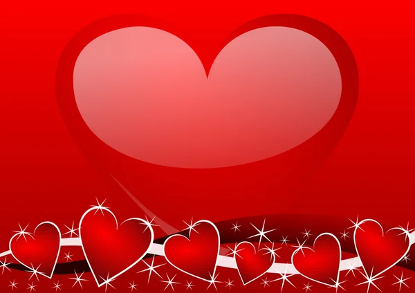 San Valentino sfondo con il cuore — Foto Stock