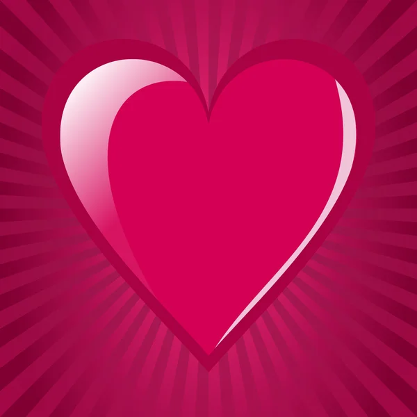Fondo de San Valentín con corazón —  Fotos de Stock