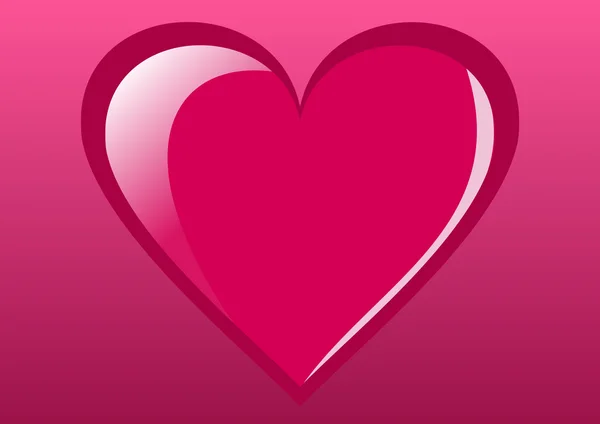 Valentines achtergrond met hart — Stockfoto