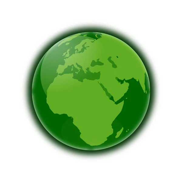 Globo verde — Fotografia de Stock