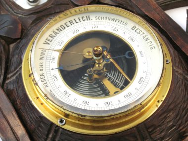 Old barometer clipart
