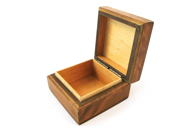 Деревянный ящик — стоковое фото