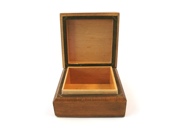 Drewniane pudełko — Zdjęcie stockowe