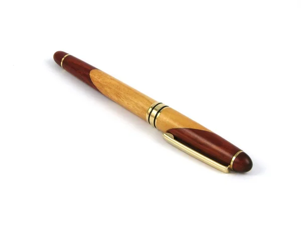Wooden ballpoint pen — Stock Photo, Image