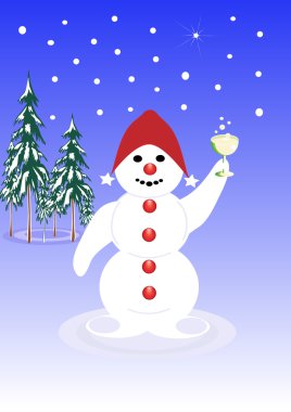 Snowman clipart