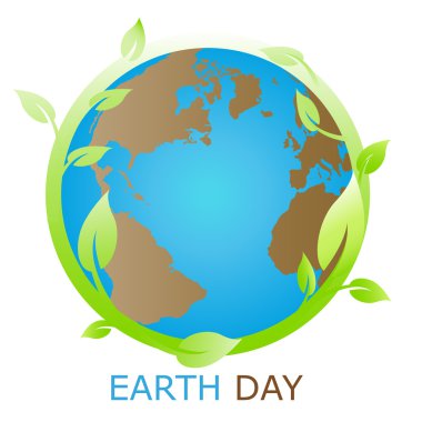 Earth symbol, logo company clipart