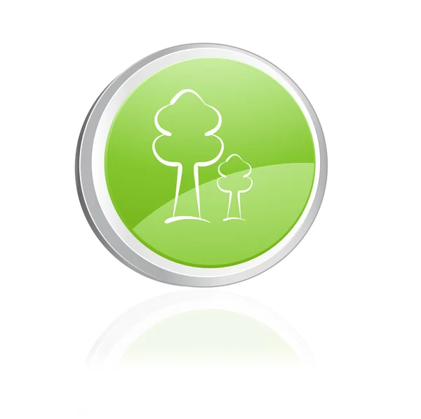 Ekologi-ikonen, gröna samling — Stock vektor