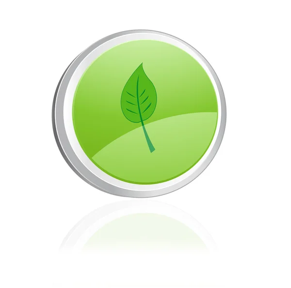 Icona ecologia, collezione verde — Vettoriale Stock