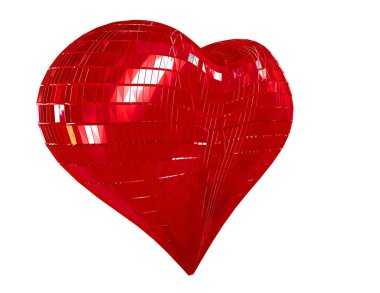 Disco heart clipart