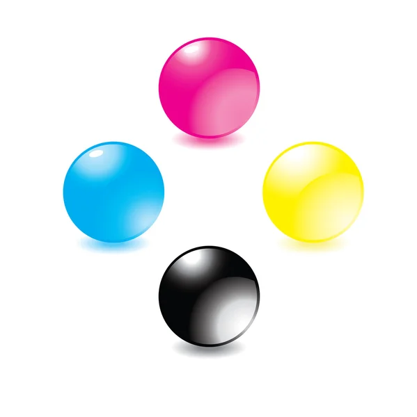 CMYK-vector iconen — Stockvector