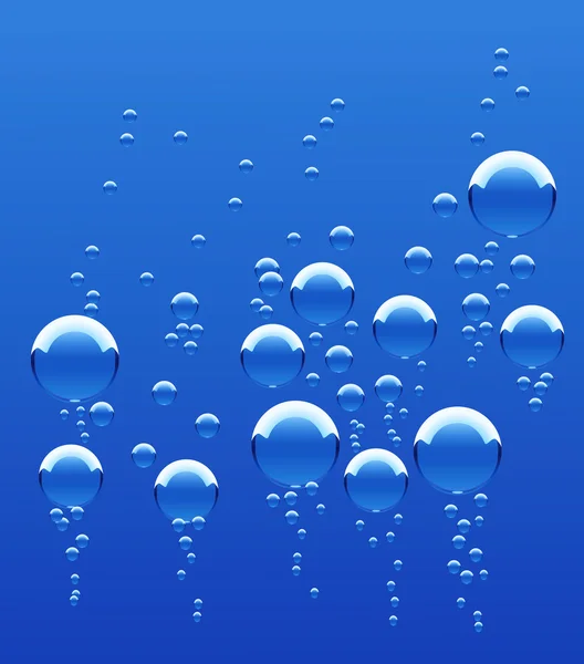 Water bubbl — Stockvector
