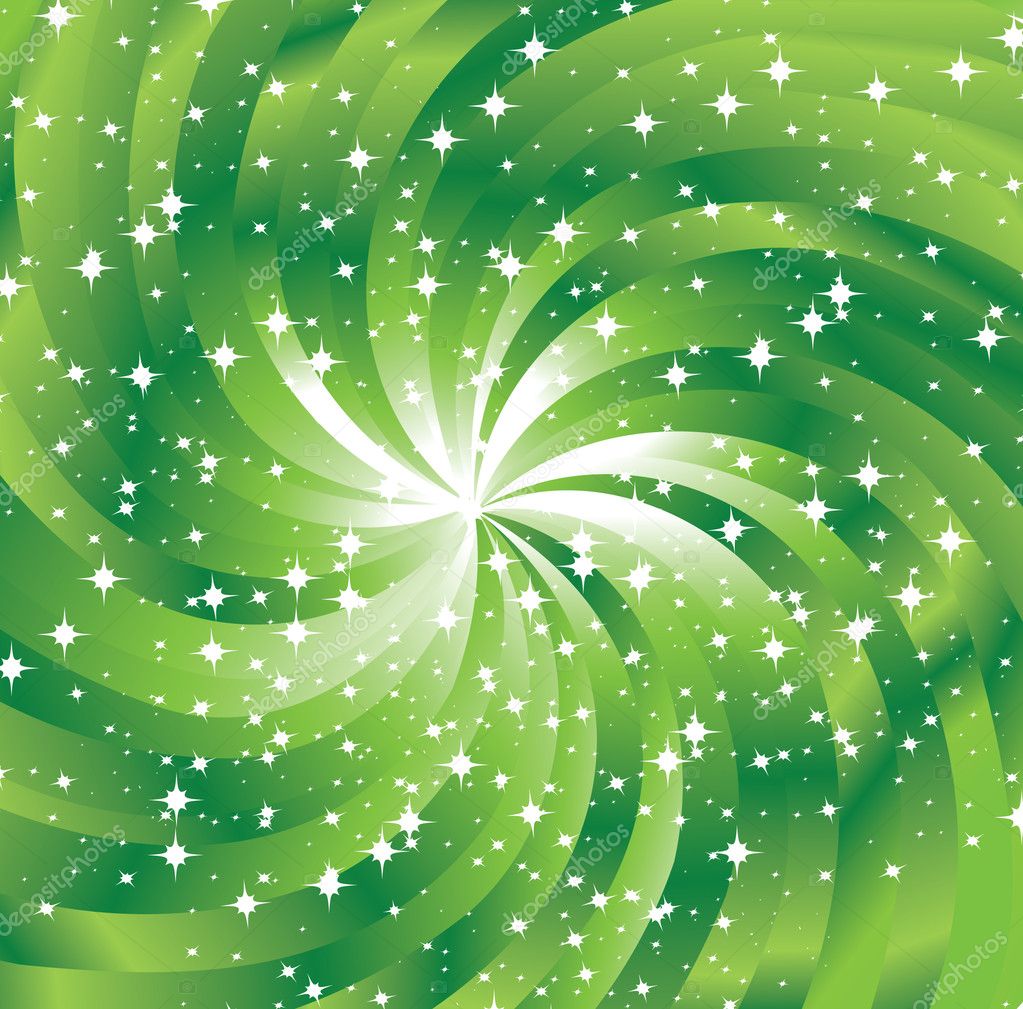 Swirl green background — Stock Vector © averych #2502374