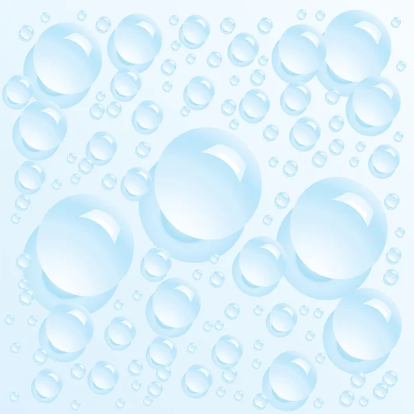 Rent vatten bubblor — Stock vektor