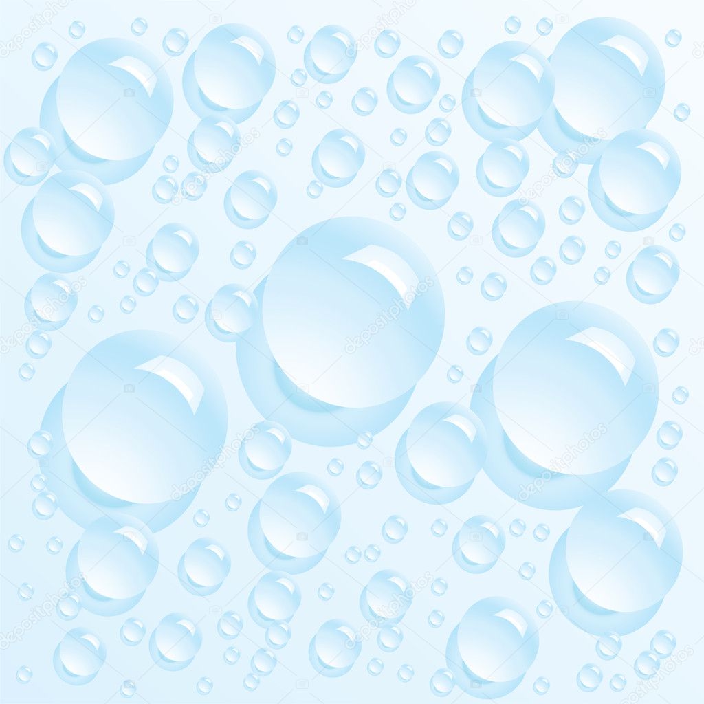 Clean water bubbles