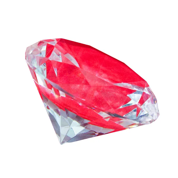 Ângulo de diamante isolado — Fotografia de Stock