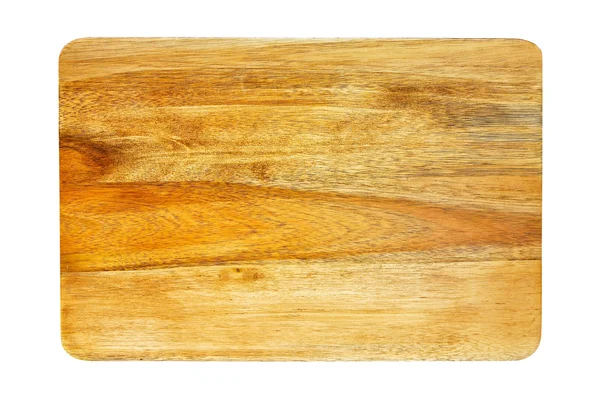 Drewno deska na białym tle — Zdjęcie stockowe