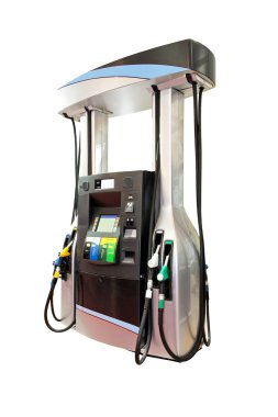 Modern gas pump clipart