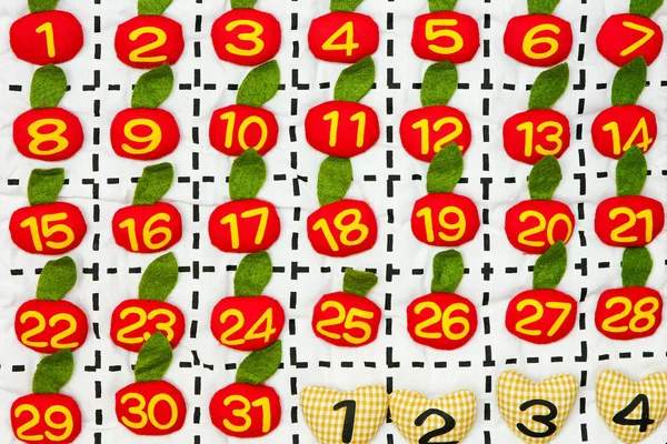 Calendar numbers — Stock Photo, Image