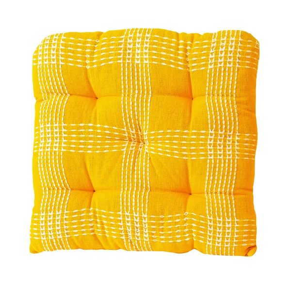 Poduszka żółty — Zdjęcie stockowe