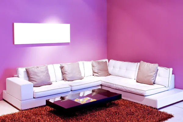 紫色的房间 — 图库照片