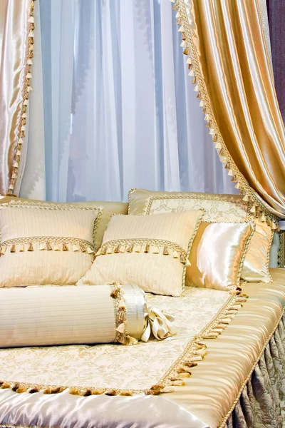 Bed canopy Stock Image