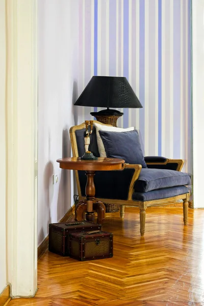 Fotel w stylu vintage — Zdjęcie stockowe