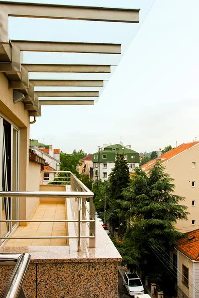 Balkon yan — Stok fotoğraf