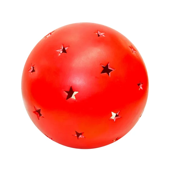 Красный шар — стоковое фото