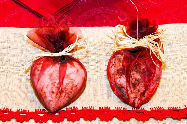 Heart soaps — Stock Photo, Image