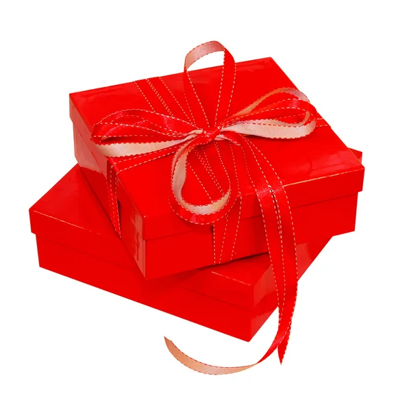 고립 된 빨간 상자 — 스톡 사진