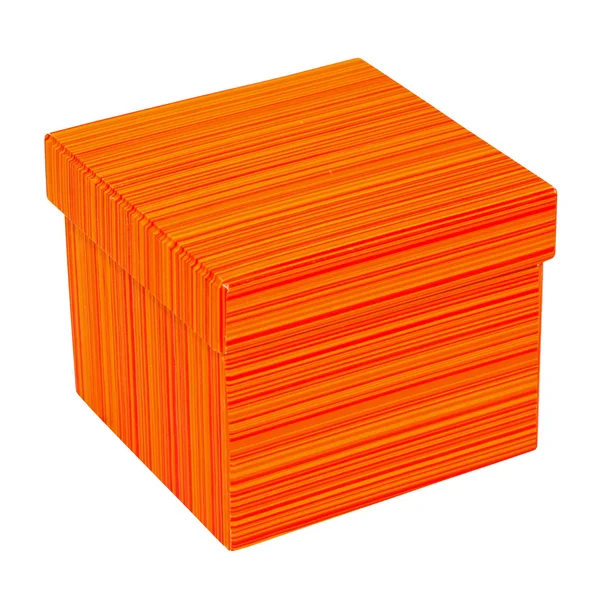 Oranje doos — Stockfoto