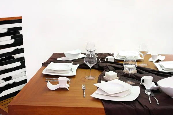 Dining table — Stock Photo, Image