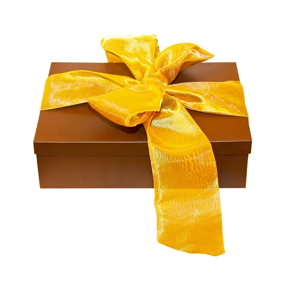 Brown gift — Stock Photo, Image
