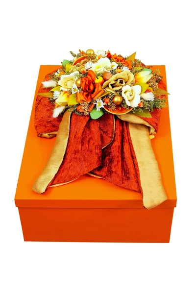 Floral gift box — Stock Photo, Image