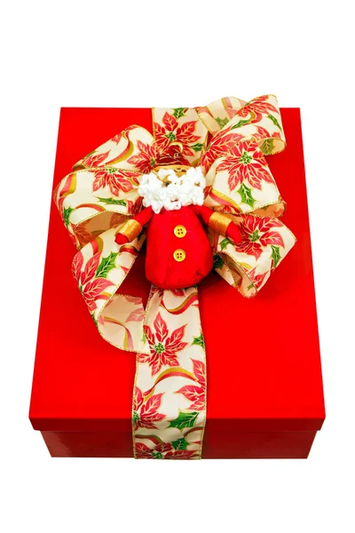 Santa claus prezent — Zdjęcie stockowe